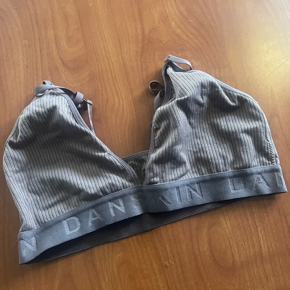 Danikin Ribbed Bralette in Dusty Gray